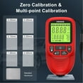 thumbnail image 4 of Paint Thickness Gauge, Car Coating Thickness Meter, Automatically Identify Substrate Automotive Paint Mil Thickness Meter, High Contrast Backlight LCD, Resolution 1mils, 4 of 7