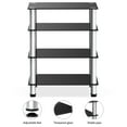 thumbnail image 5 of FITUEYES AV Component 4-Tier Media Stand Audio Rack Entertainment Shelves TV Stand for Video Components, Stereo Equipment and Gaming Consoles, 5 of 7