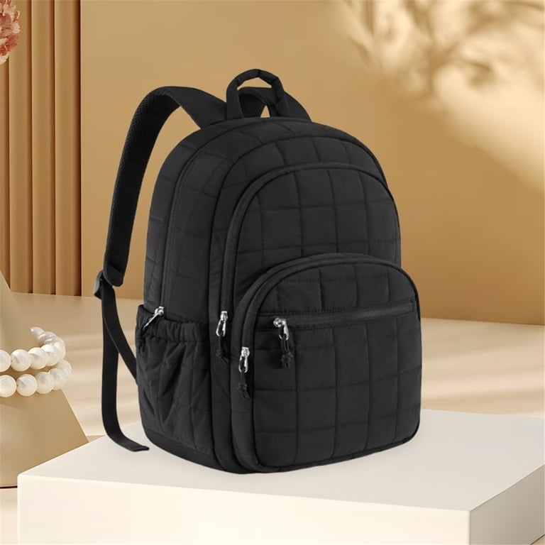 black canvas leather trekker backpack Black Mens Canvas Travel Backpack Canvas EDC Backpack Hiking Backpacks for  Men