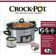 Crock Pot Quartt Cook & Carry Mijoteuse avec 16 Onces Peu de Chauffe-Plats - Acier Inoxydable (SCCPVL619-S-A) – image 2 sur 2