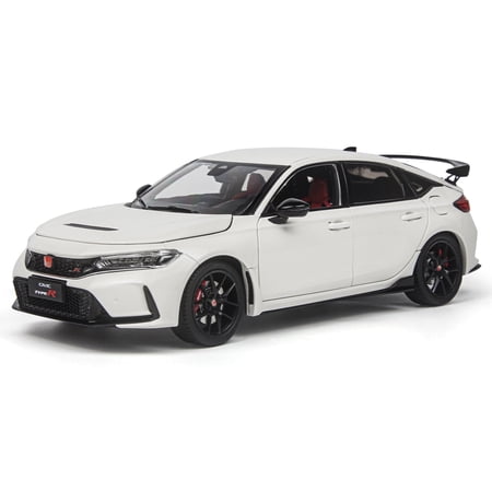 1:18 Scale Paudi Honda Civic Type-R FL5 2023 White Diecast Model Car Minicar
