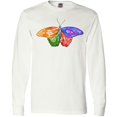 thumbnail image 3 of Inktastic Artistic Butterfly Long Sleeve T-Shirt, 3 of 5