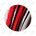 thumbnail image 3 of Colorful Thick Curved Lines Polyester Universal Spare Wheel Tire Cover Wheel Covers for Trailer RV SUV Truck Camper, 3 of 5