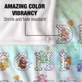 thumbnail image 4 of Care Bears Blanket, 36' x 58' Checkered Alphabet Silky Touch Super Soft Throw Blanket, 4 of 6