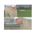 thumbnail image 4 of Little Donkey Andy Men's Lightweight Flat Front Dress Golf Pants with 5 Pockets, Stretch Casual Work Slacks, Classic Fit (Khaki M), 4 of 7