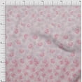 thumbnail image 1 of oneOone Cotton Cambric Peach Fabric Leaves & Flower Panel Craft Projects Decor Fabric Printed By The Yard 56 Inch Wide, 1 of 3