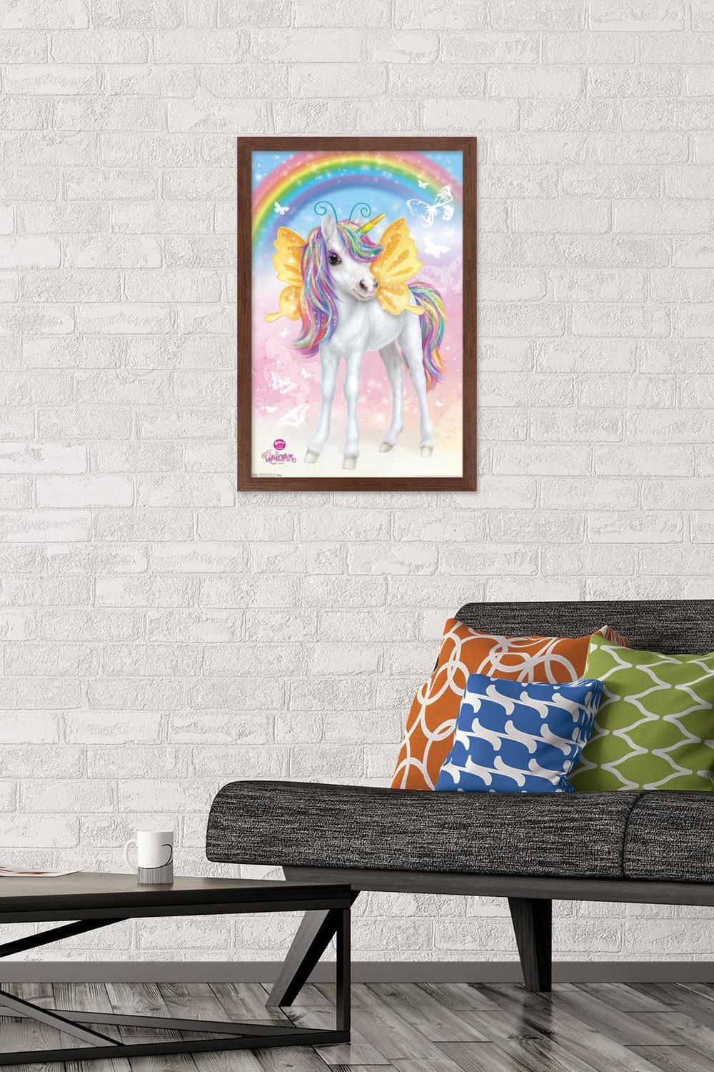 Animal Club - Unicorn Wall Poster, 14.725" x 22.375"