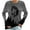 Gray, variant on Sweatshirts for Women Crewneck Long Sleeve Tops Oversized Animals Horse Print Sweatshirt Loose Fit Fall Winter Round Neck Pullovers