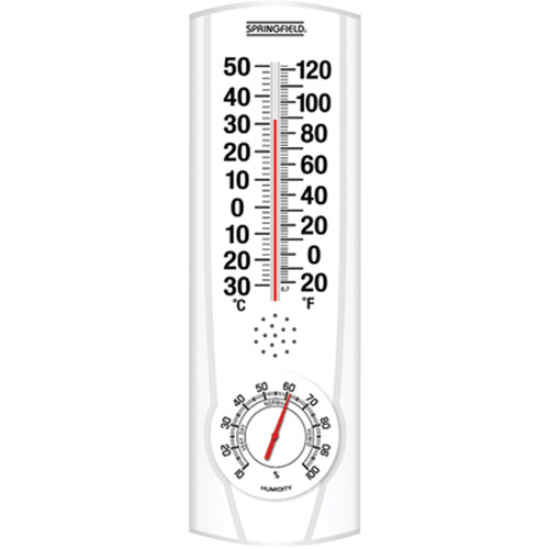 Springfield Plainview Indoor Outdoor Thermometer and Hygrometer by Springfield