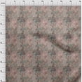 thumbnail image 3 of oneOone Polyester Spandex Peach Fabric Flower Sewing Material Print Fabric By The Yard 56 Inch Wide-D0O, 3 of 4