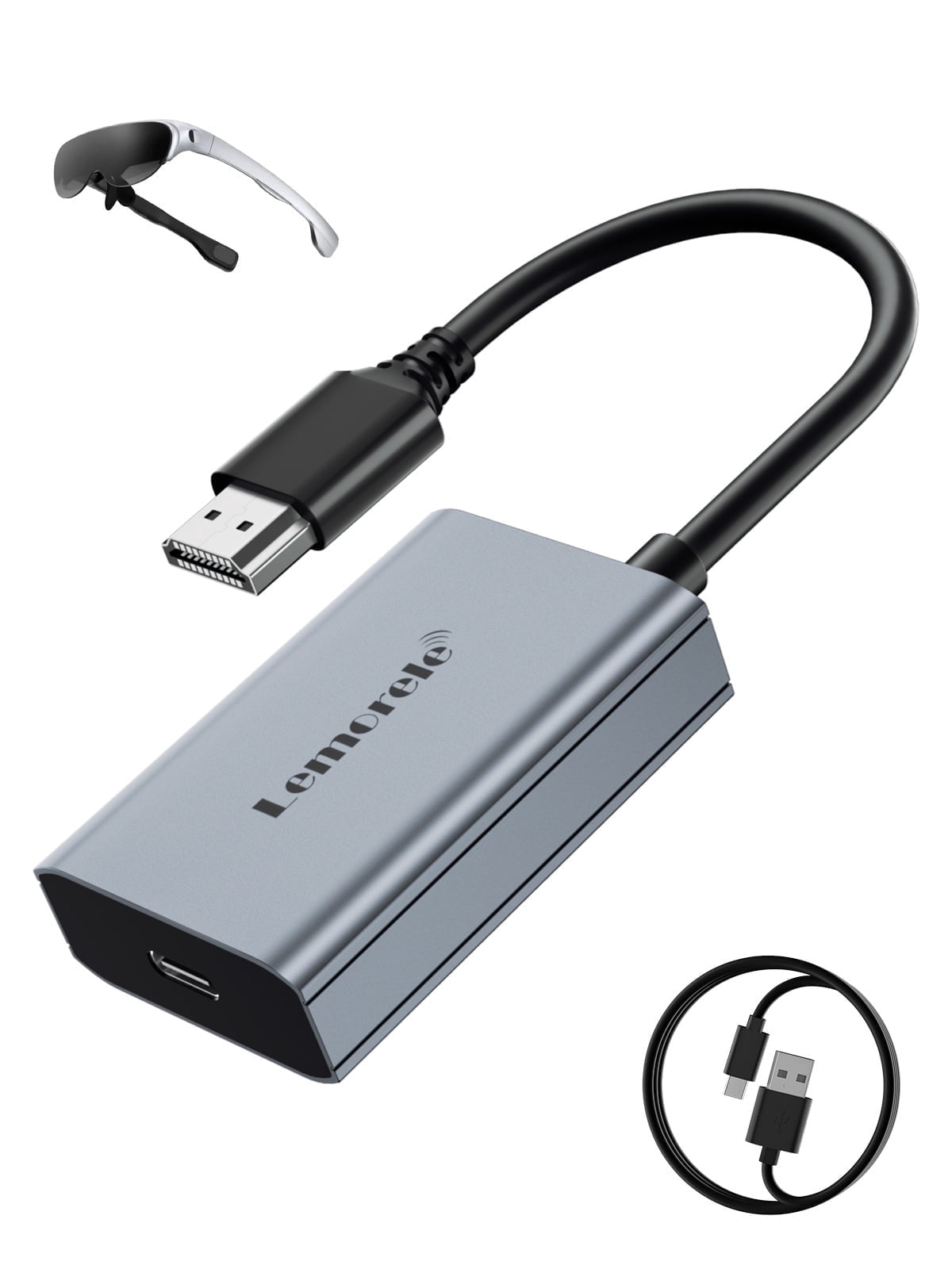 XREAL Air Adapter, iPhone Connector with Lightning to HDMI