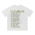 thumbnail image 3 of Yaelokre Foreword Tour 2025 Cotton T-shirt Fashion Short Sleeve Streetwear Tees Tops, 3 of 4