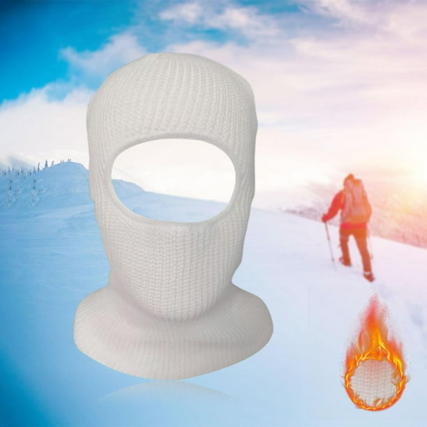1 Agujero Mascarilla Pasamontañas Capucha Casco de moto Gorro de invierno Térmico Cálido verde Cola Cubierta de cara completa