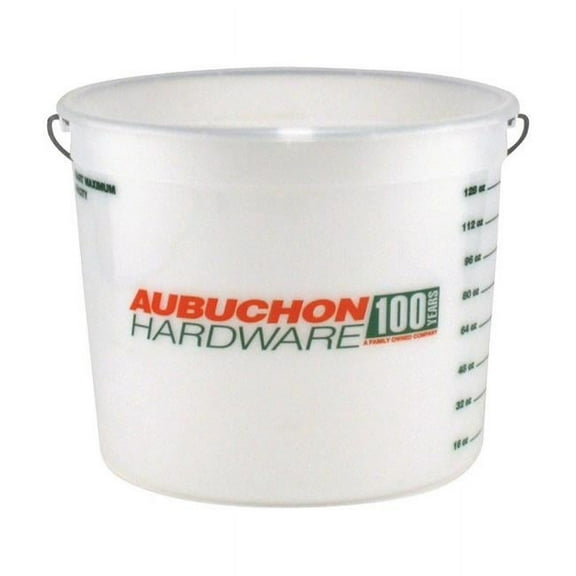 Leaktite  Aubuchon Hardware  Clear  5 qt. Plastic  Measuring Pail