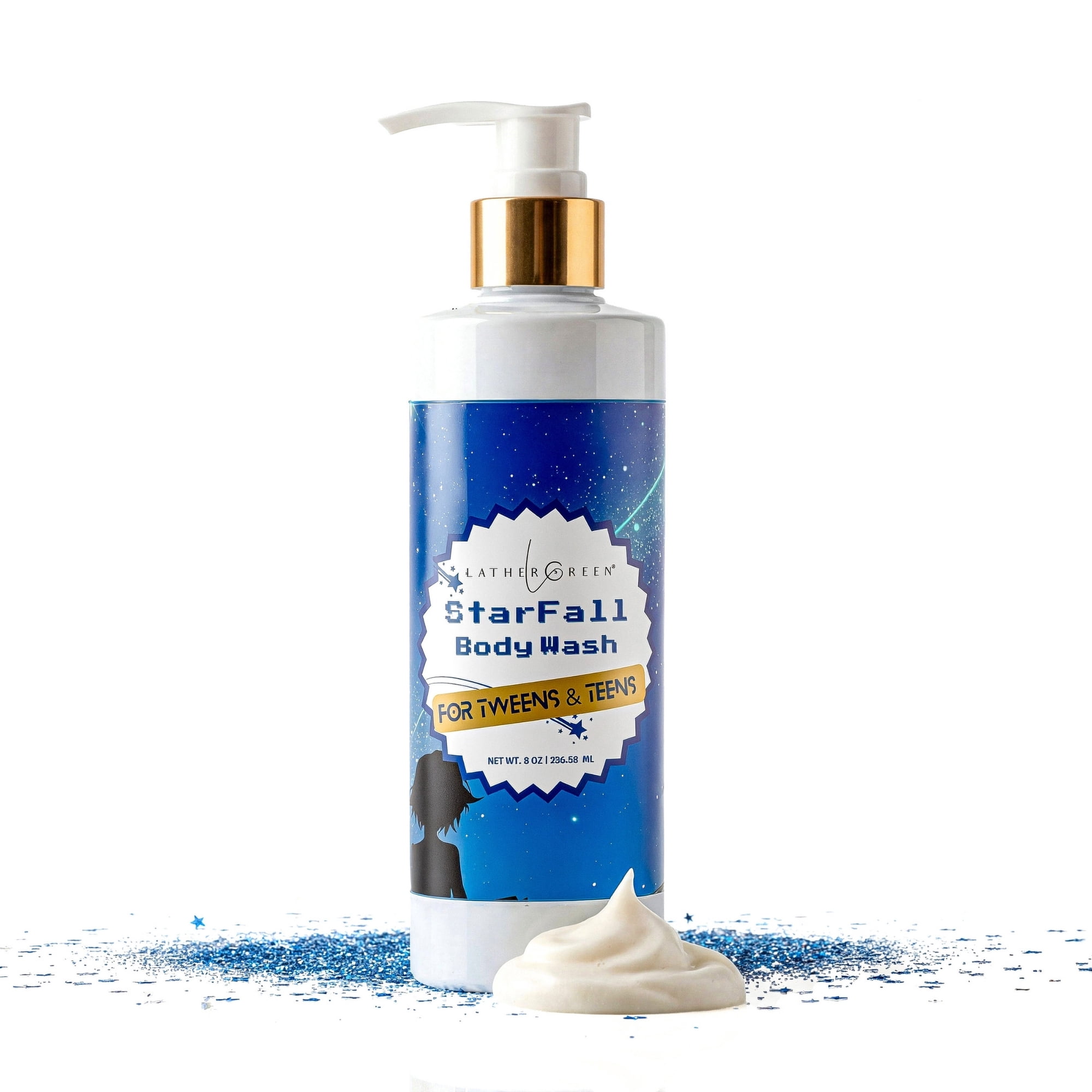 StarFall Body Wash & Shower Gel for Tweens and Teens | Gentle Hydrating Cleanser