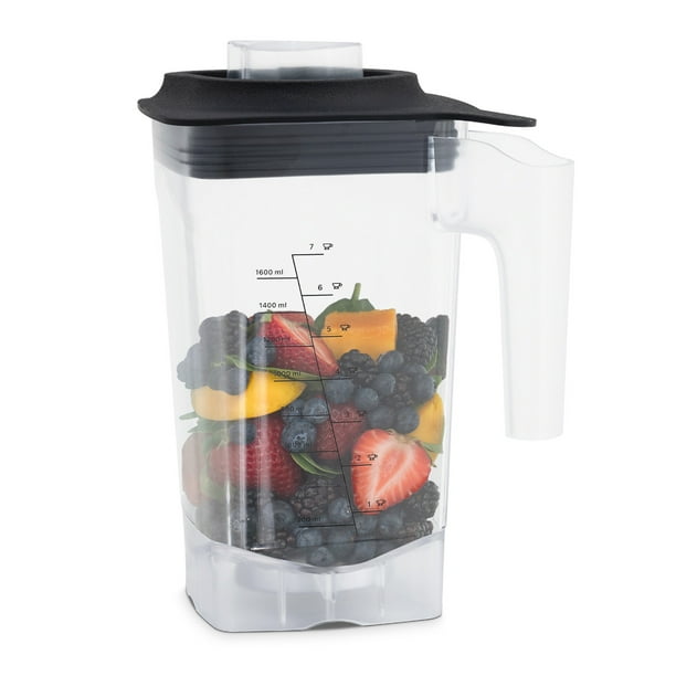 Vaso con Aspas Cookify, Repuesto Para Licuadora Profesional de 1.6 Litros .