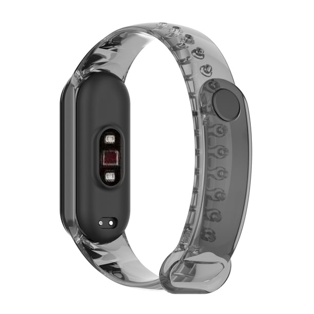 Pulseras de repuesto de correa para Mi Band 5 Mi 6 SmartWatch Bands Pulsera de silicona suave y flexible que no daña la piel