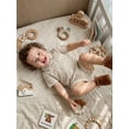 thumbnail image 5 of BemeyourBBs Toddler Baby Boy Summer Clothes 2 Pieces Outfits Textured Plaid Short Sleeve Button Down UP Collar Shirts Pockets Shorts Set, 5 of 9