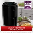 thumbnail image 1 of T-Fal EY301850 Easy Fry Compact Duo Precision 1.69Qt/1.6L Air Fryer, Fry, Grill, Roast, Bake, Black, 1 of 8