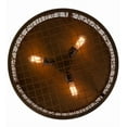 thumbnail image 4 of Meyda Tiffany 164225 Paloma Golpe 3 Light 24" Wide Flush Mount Drum Ceiling Fixture -, 4 of 7