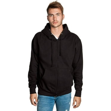 Men's Heavyweight Full Zip up Hoodie | Fleece Jacket | Warm Zipper Casual Sweatshirt with Hood