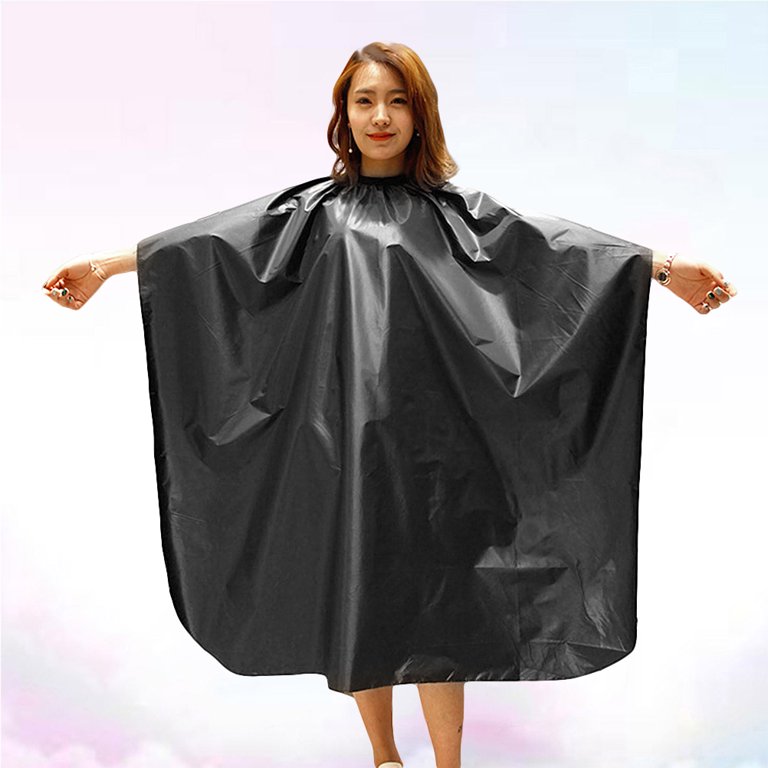 Supreme Trimmer Barber Cape Professional Hair Style Waterproof Cape, Salon Barber or Home Use - Red Logo