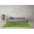thumbnail image 3 of Ahgly Company Indoor Rectangle Oriental Green Industrial Area Rugs, 4' x 6', 3 of 4