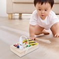 thumbnail image 4 of pitrice Montessori Activity Board Plug Socket Electrical Switch Toy Lenarning Toys, 4 of 9