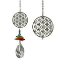 thumbnail image 3 of Woodstock Crystal Suncatchers, Crystal Fantasy Flower of Life, Crystal Wind Chimes For Inside, Office, Kitchen, Living Room Décor, 4.5"L, 3 of 7