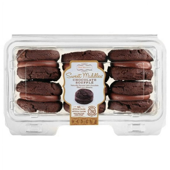 Our Specialty Treat Shop™ Chocolate Souffle Sweet Middles Baked Cookies, Made in a Peanut Free and Nut Free Facility, 12-Pack
