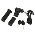 thumbnail image 3 of Electric Bicycle Half Turn Throttle Grip, Electric Bicycle Split Handle DC 0.8V-4.2V Universal Plastic With Key For Electric Scooter For Electric Vehicles, 3 of 8