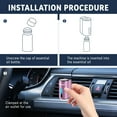 thumbnail image 3 of Featwell Smart Car Air Fresheners - 6*10ML Natural French Perfume Lasts 45 Days, Portable Waterless Car Diffuser Air Freshener Car Aromatherapy Diffuser, Adjust Concentration Scent, 3 of 5