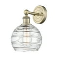 thumbnail image 5 of Innovations Lighting  Athens Deco Swirl - 1 Light 8" Sconce Satin Gold/Clear Deco Swirl, 5 of 5