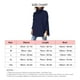 thumbnail image 4 of Suéter de cuello alto de gran tamaño para mujer, jersey de poliéster suelto y transpirable con manga de murciélago para compras diarias, azul real M, 4 of 4