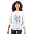 thumbnail image 3 of Mega Man Classic 90s Anime Character Unisex Plus Size Sweatshirt Brisco Brands 5X, 3 of 6