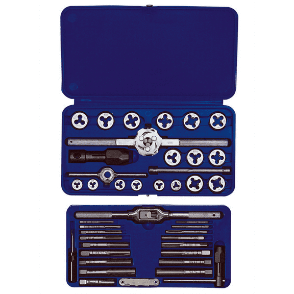 Irwin Hanson 41-pc Machine Screw / Fractional Tap & Hex Die Set
