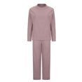 thumbnail image 7 of Annhoo Womens Fuzzy Fleece Sets 2 Piece Lounge Outfits Long Sleeve Tops with Pants Fall Winter Plush Warm Clothings, 7 of 7
