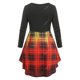 thumbnail image 2 of Tallo de talla O grande Ombre Traid Tee Rosegal Mangas largas de talla grande, 2 of 5