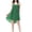 Green, variant on Women's Nightgown Fashion Back Hollowed out Chiffon Sling Short Sleepshirt Lightweight Soft Nightwear,Green,XXL