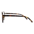 thumbnail image 4 of Blue Light Filtering Lens Glasses Unisex 70's Style Square Flat Top Tortoise, 4 of 4