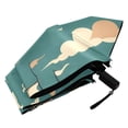 thumbnail image 6 of ALAZA Sailboat Seagulls UPF 50+ Compact Folding Umbrella for Rain Travel Umbrella Packable, 6 of 8