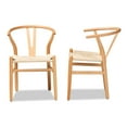 thumbnail image 4 of Baxton Studio Wishbone Dining Chair, Set of 2., 4 of 10