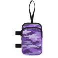 thumbnail image 2 of COEQINE Forearm Crutch Bag Walking Cane Accesories Purple Camouflage Elbow Crutch Storage Organizer, 2 Zippered Pockets, Lightweight, Hands-Free, for Adults & Seniors, 2 of 7