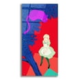 thumbnail image 1 of Epic Art 'Alice and Cheshire Cat' by Sai Tamiya, Acrylic Glass Wall Art, 24"x48", 1 of 1