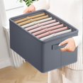 thumbnail image 2 of Organizador de ropa, caja de almacenamiento para Pantalones, Jeans, ropa interior, sujetador, calcetines, caja de compartimentos para armario, 2 of 5