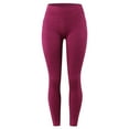 thumbnail image 7 of AWZXDE Honeycomb Texture Yoga Pants with Pockets High Waist Compression Workout Leggings for Women Sweat-Wicking Hot Pink,S, 7 of 7