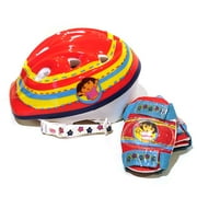 Dora The Explorer Girls' Toddler Helmet and Pads Value Pack