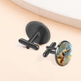 thumbnail image 6 of Rabbit Elegant Stainless Steel Cufflinks Set for Shirt Cufflink Dressing Gown, 6 of 6