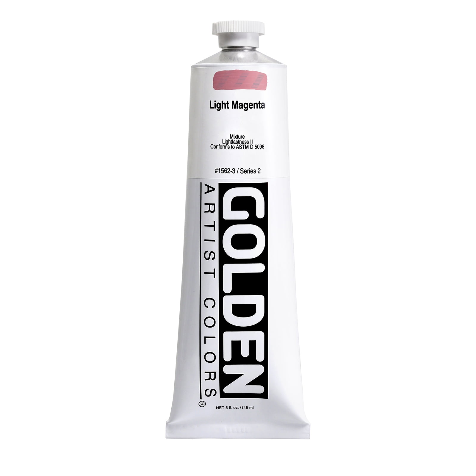Golden Heavy Body Artist Acrylic, 5 oz, Light Magenta