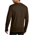 thumbnail image 5 of hoksml Men's Crew Neck Long Sleeve Athletic T Shirt Thumb Hole Cuff Quick Dry Solid Base Layer Top for Running Gym Daily Outdoor Wear, 5 of 6
